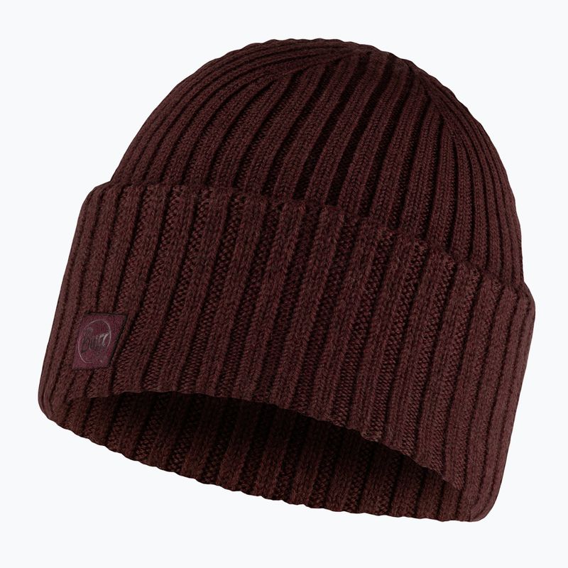 Шапка зимова BUFF Merino Wool Ervin maroon 4