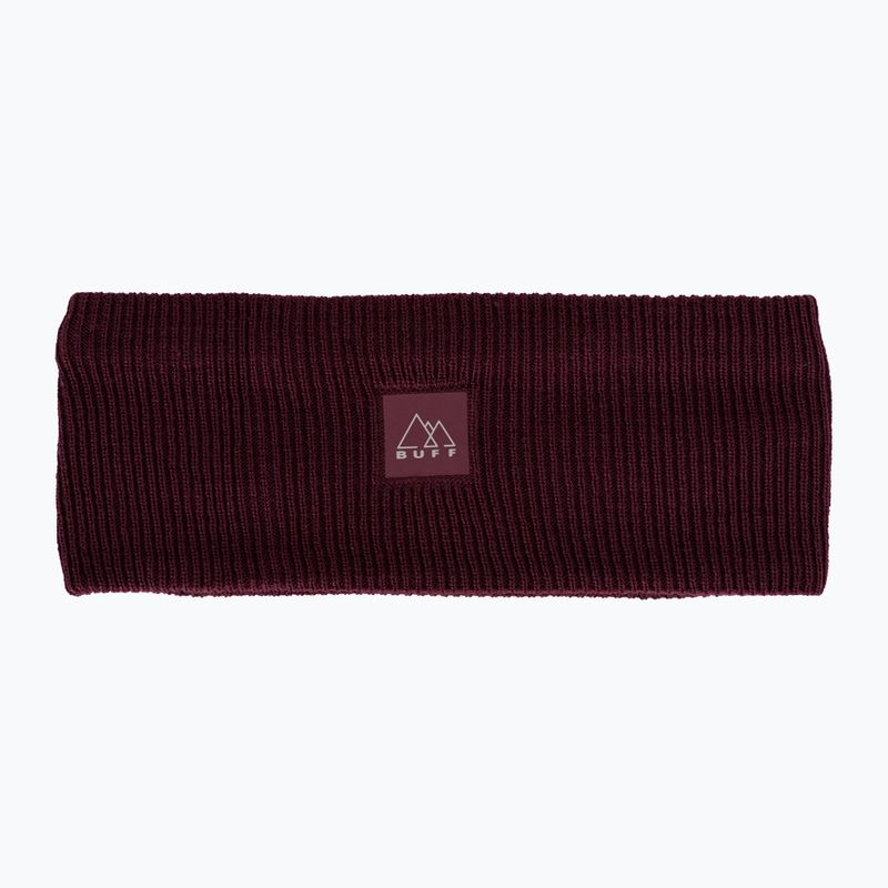 Пов'язка на голову BUFF Crossknit solid mahogany 2