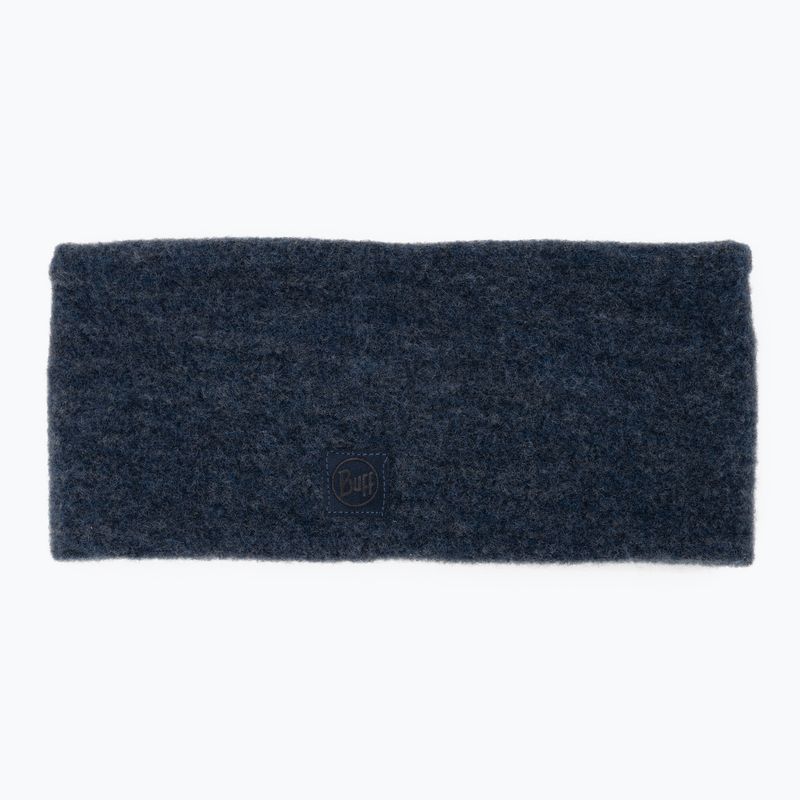 Пов'язка на голову BUFF Merino Fleece navy 3
