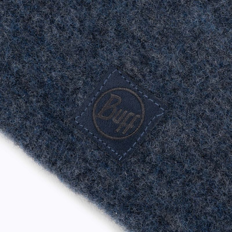 Пов'язка на голову BUFF Merino Fleece navy 4