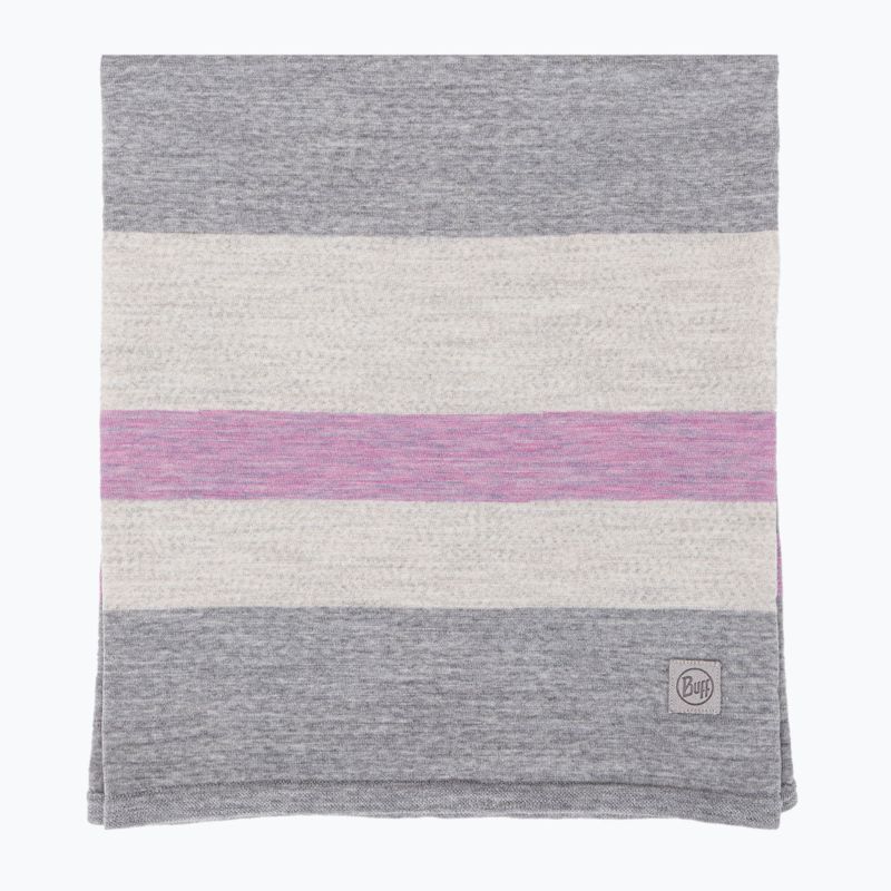 Багатофункціональний шарф BUFF Merino Move light grey 2
