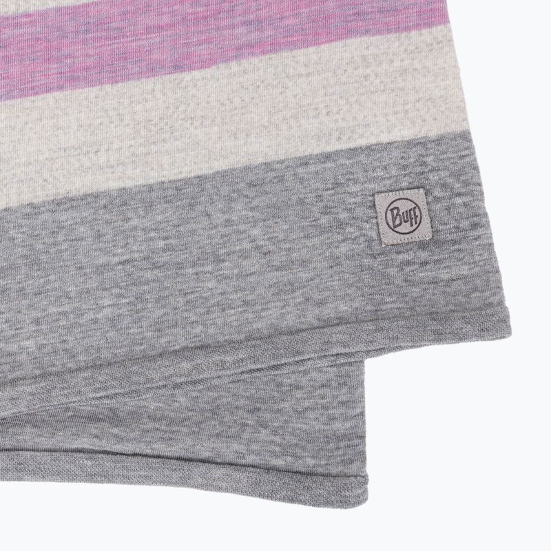 Багатофункціональний шарф BUFF Merino Move light grey 3