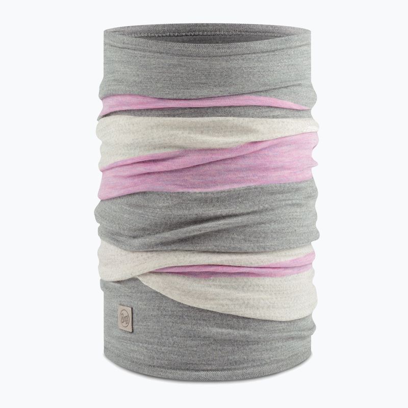 Багатофункціональний шарф BUFF Merino Move light grey 4