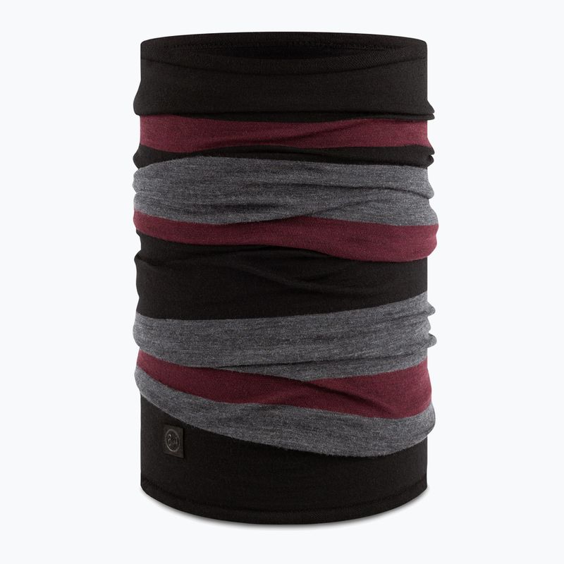Багатофункціональний шарф BUFF Merino Move black 4