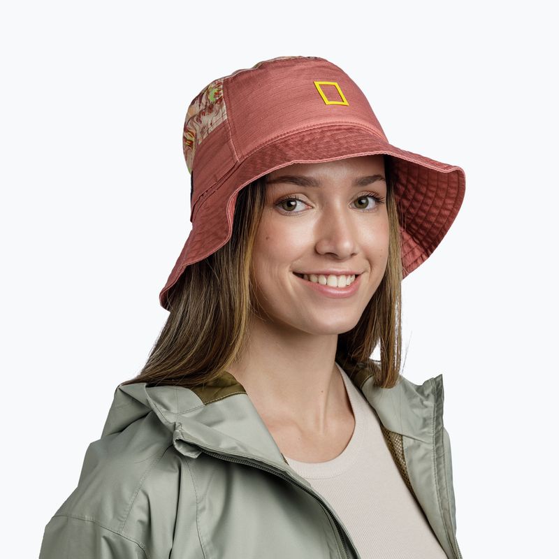 Капелюх туристичний BUFF Sun Bucket Temara damask 4
