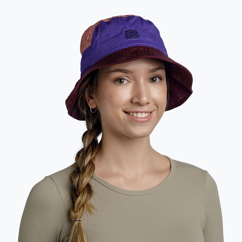 Капелюх туристичний BUFF Sun Bucket Hak purple 4