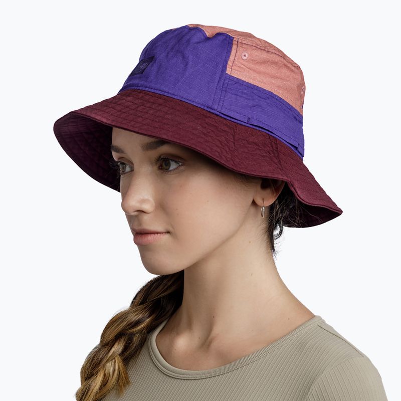 Капелюх туристичний BUFF Sun Bucket Hak purple 5
