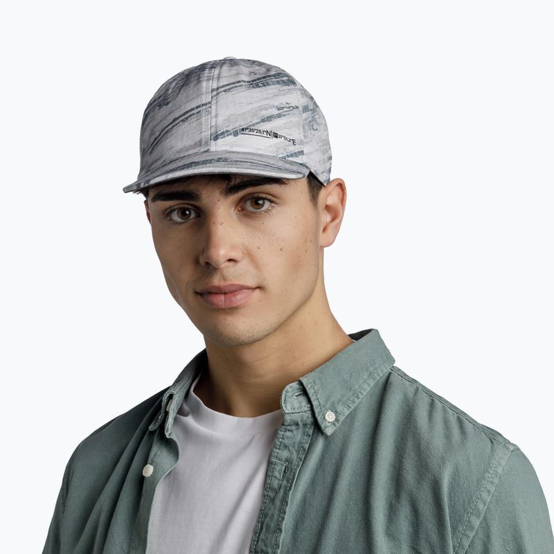 Бейсболка BUFF Pack Baseball Frane light grey 8
