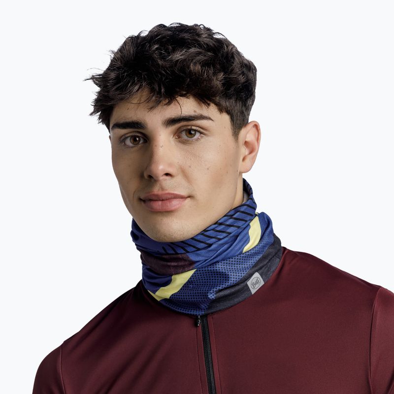Багатофункціональний шарф BUFF Coolnet UV Akim cobalt 4