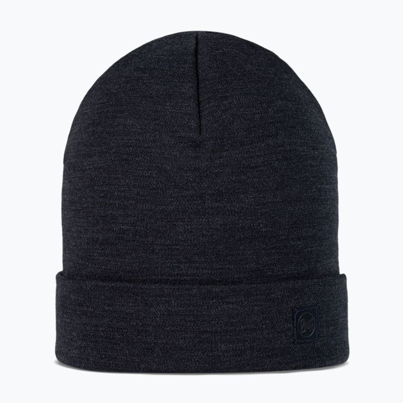 Шапка зимова BUFF Heavyweight Merino Wool solid indigo