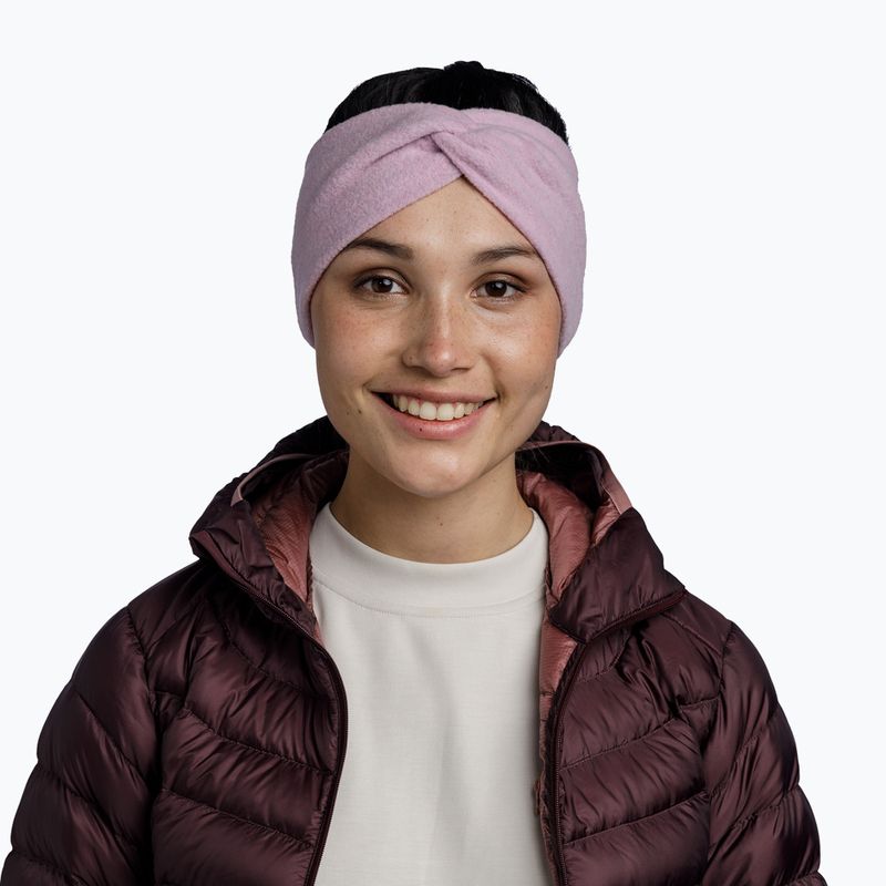 Пов'язка на голову BUFF Merino Fleece lilac sand 3