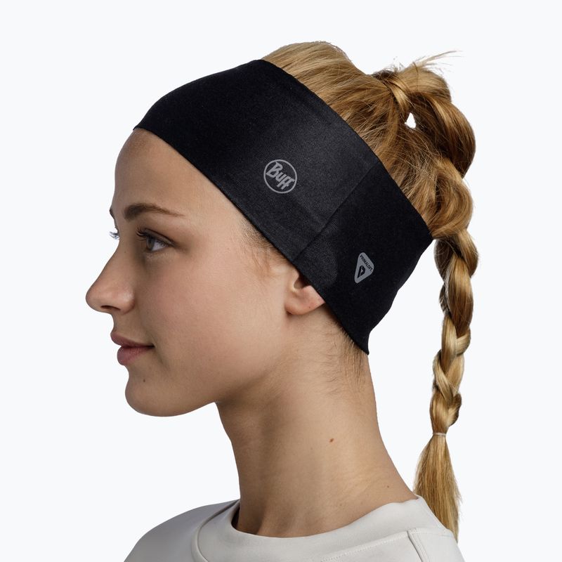 Пов'язка на голову BUFF Thermonet solid black 3