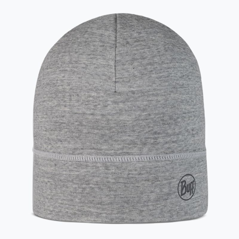 Шапка зимова BUFF Lightweight Merino Wool solid light grey