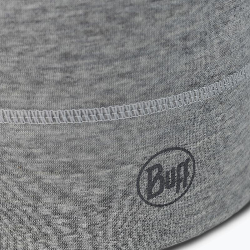 Шапка зимова BUFF Lightweight Merino Wool solid light grey 2