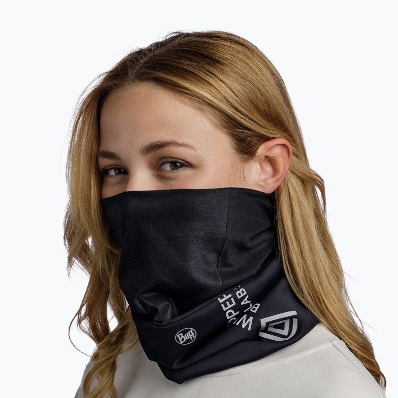 Комін багатофункційний BUFF Windproof logo black 4