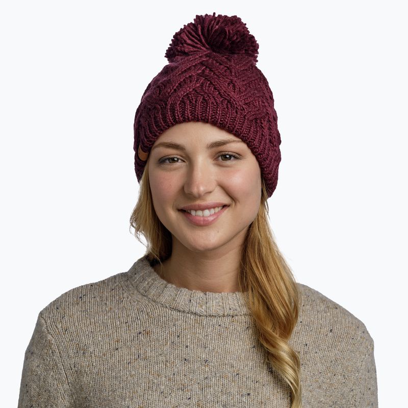 Шапка BUFF Knitted & Fleece Caryn dahlia 3