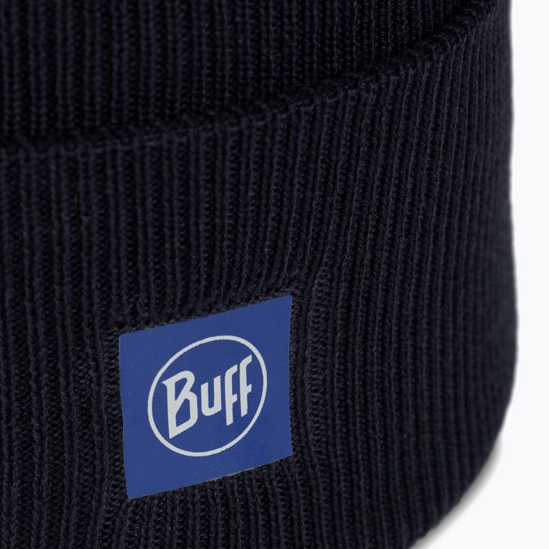 Шапка зимова BUFF Crossknit night blue 2