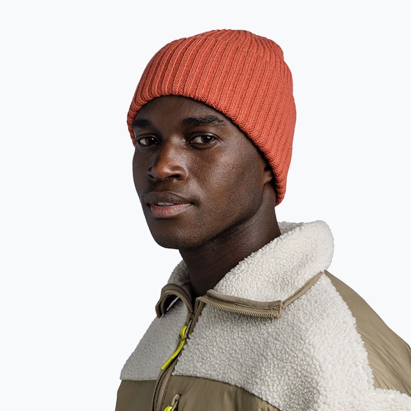Шапка зимова BUFF Knitted Rutger cinnamon 4