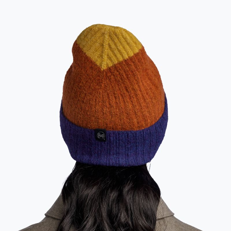 Шапка зимова BUFF Knitted Nilah denim 5