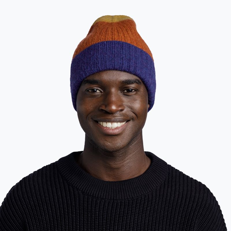 Шапка зимова BUFF Knitted Nilah denim 6