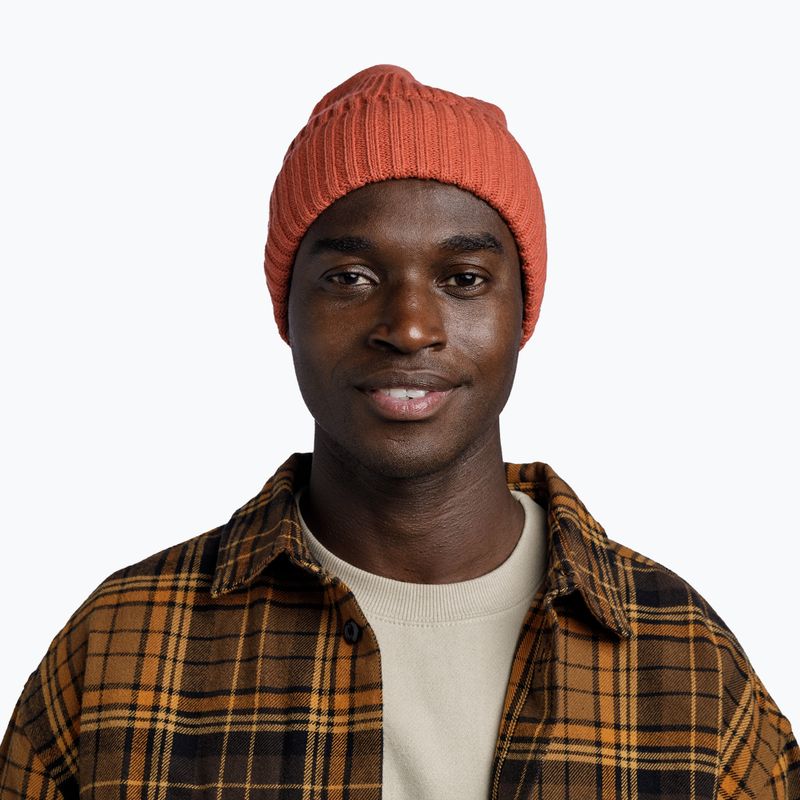 Шапка зимова BUFF Knitted & Fleece Renso cinnamon 3