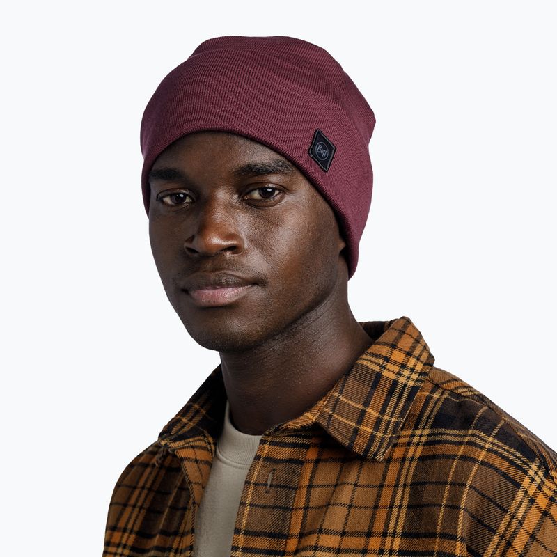 Шапка трекінгова BUFF Knitted Niels Evo dahlia 3