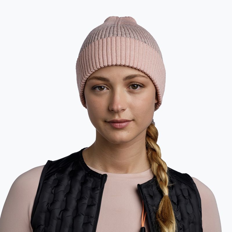 Шапка зимова BUFF Merino Active pale pink 3