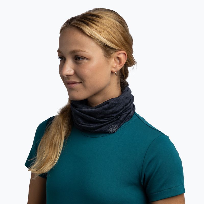 Хустка багатофункційна BUFF Lightweight Merino Wool night blue 3
