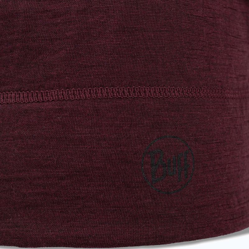 Шапка зимова Buff Merino Lightweight garnet 2