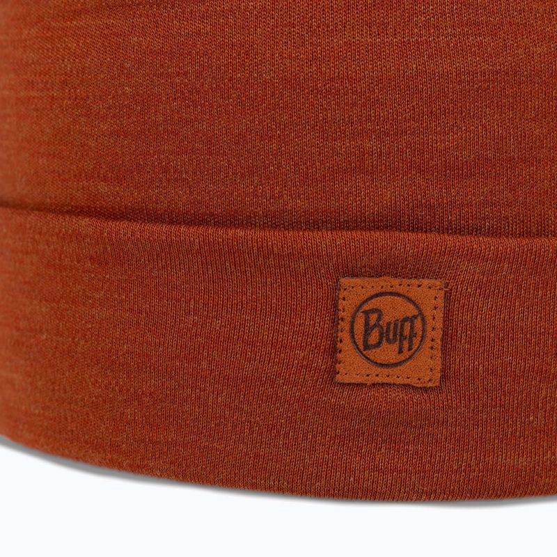 Шапка зимова BUFF Heavyweight Merino Wool solid cinnamon 2