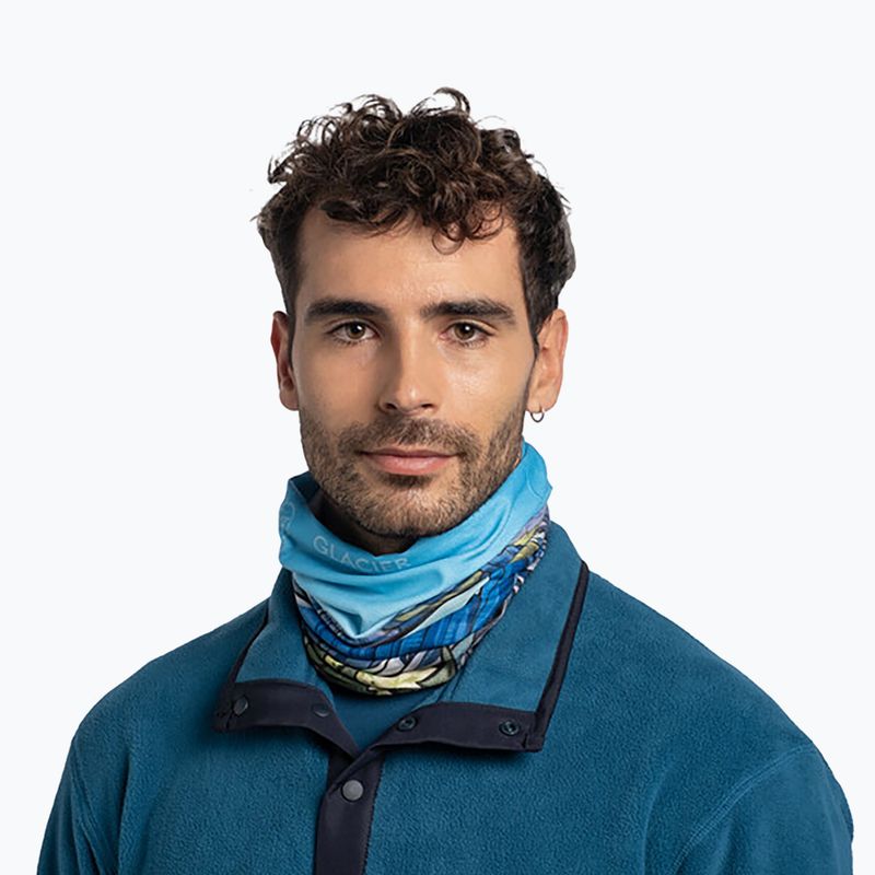 Хустка багатофункційна BUFF Coolnet UV National Parks glacier 3