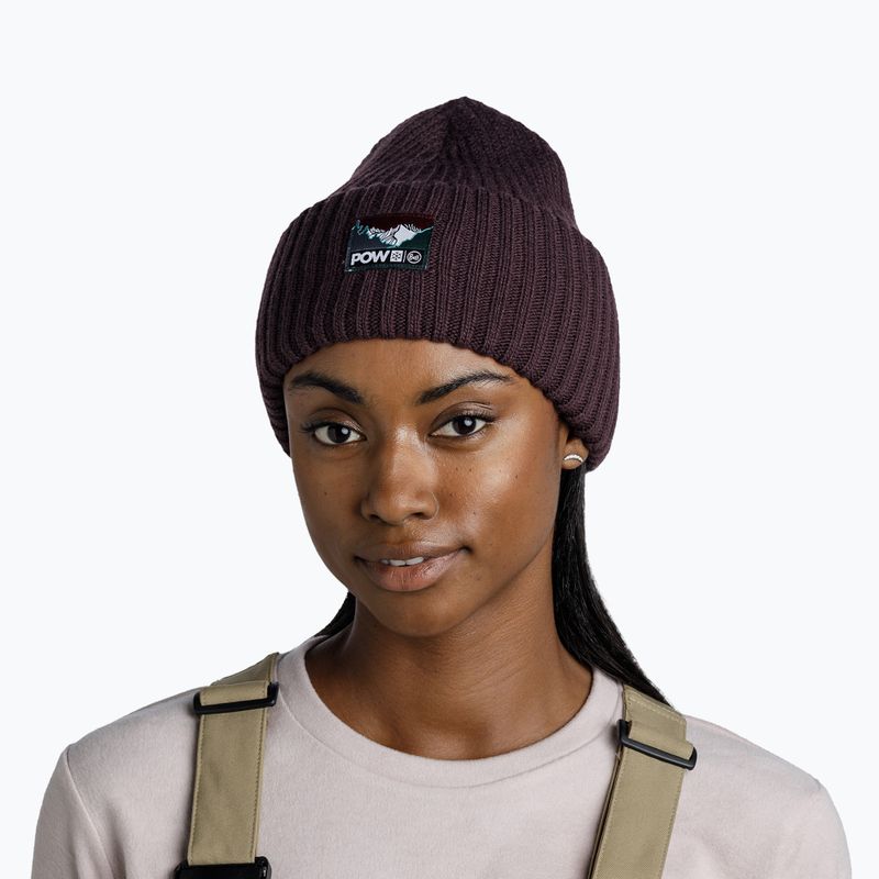 Шапка зимова BUFF Knitted Rutger shadow purple 3