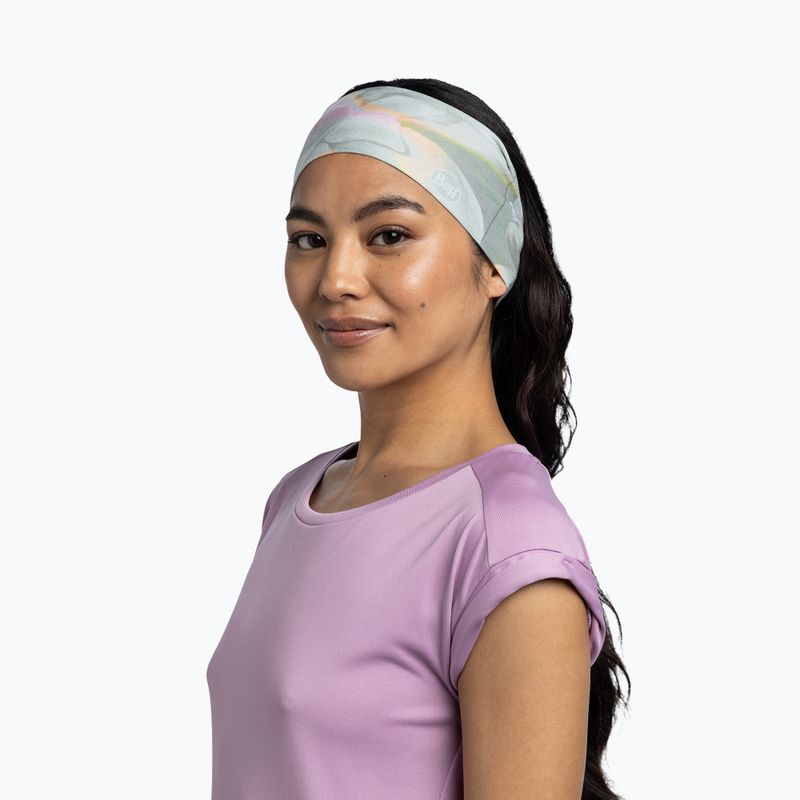 Пов'язка на голову BUFF CoolNet UV Ellipse esmerald seagrove green 4