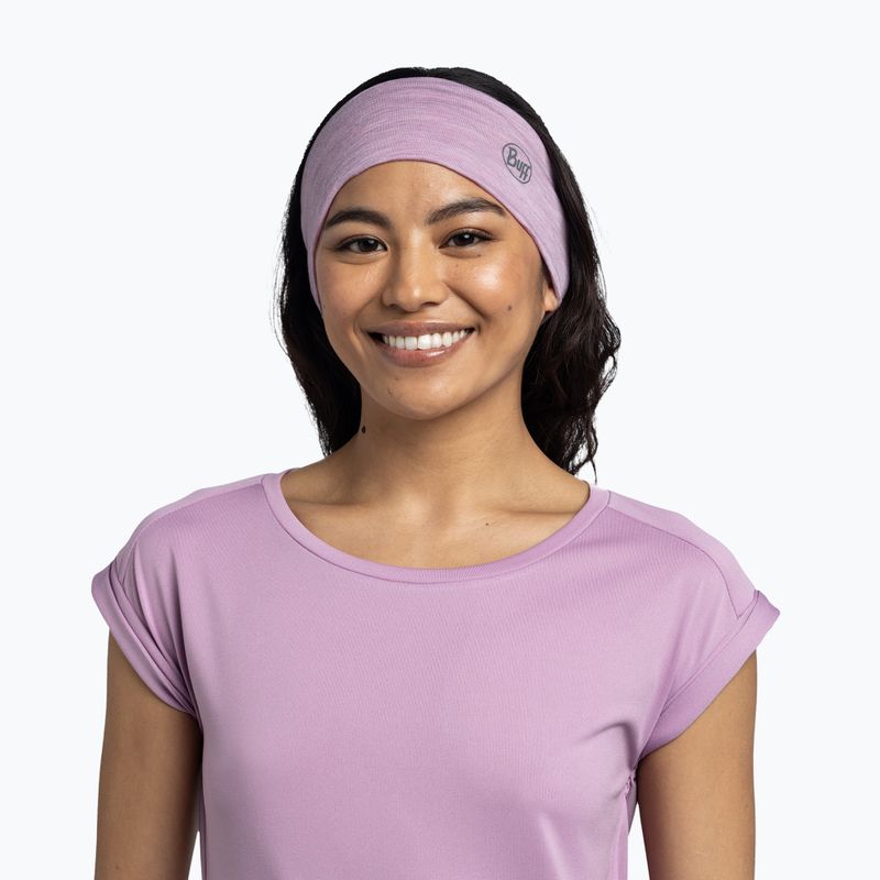 Пов'язка на голову BUFF Lightweight Merino Wool pansy 3
