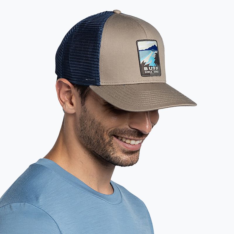 Кепка BUFF Explore Trucker soor tundra khaki 7