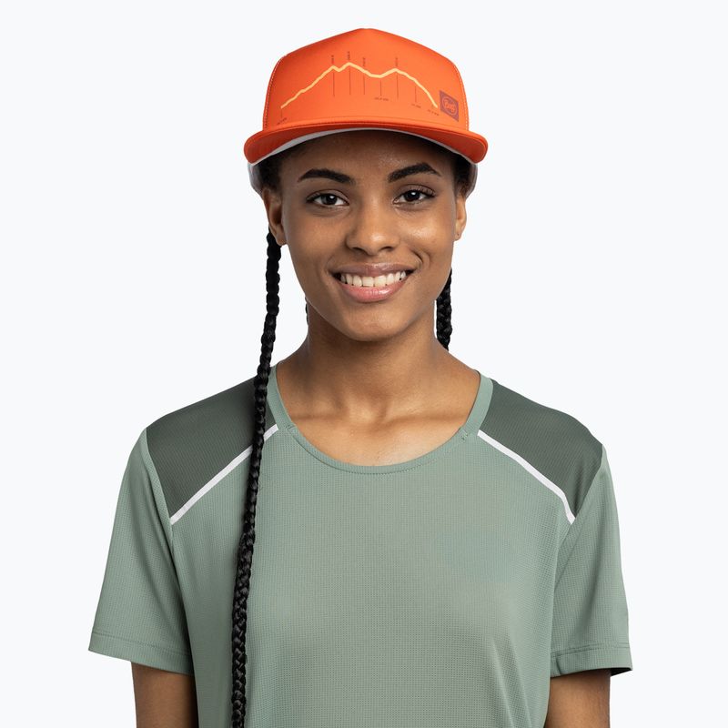 Кепка BUFF Explore Trucker cram poppy 3