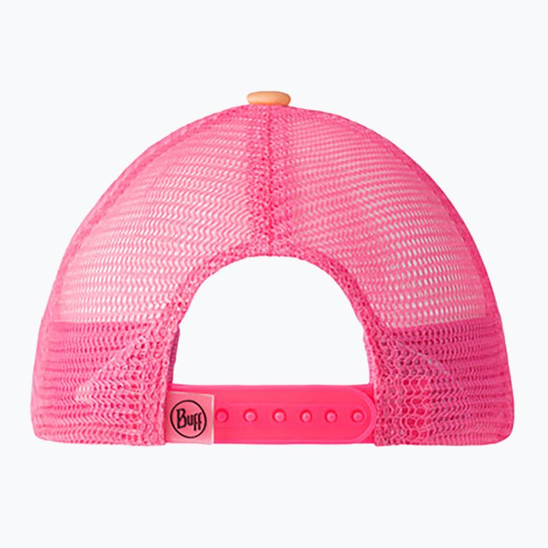 Кепка дитяча BUFF Trucker Neottia coral 2