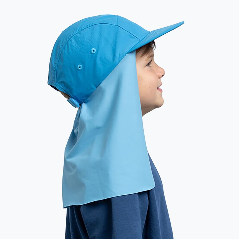 Кепка дитяча BUFF Desert Kids Solid azure 3