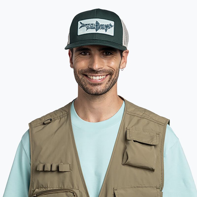 Кепка BUFF Explore Trucker Salt green 4
