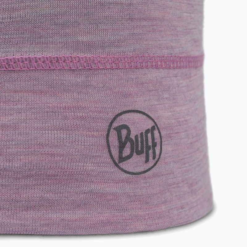 Зимова шапка BUFF Lightweight Merino Wool solid pansy 2