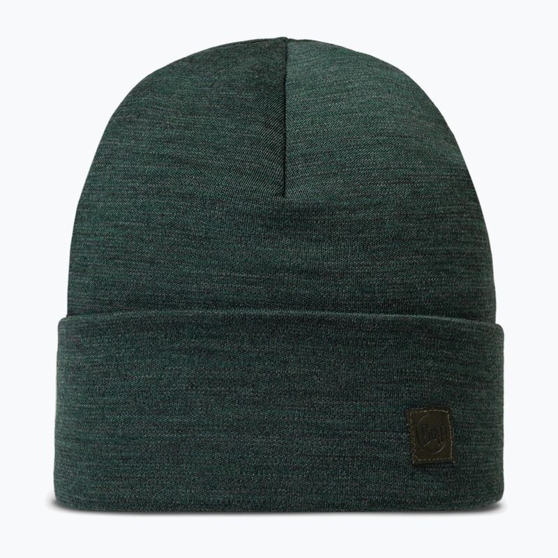 Шапка зимова BUFF Heavyweight Merino Wool solid forest