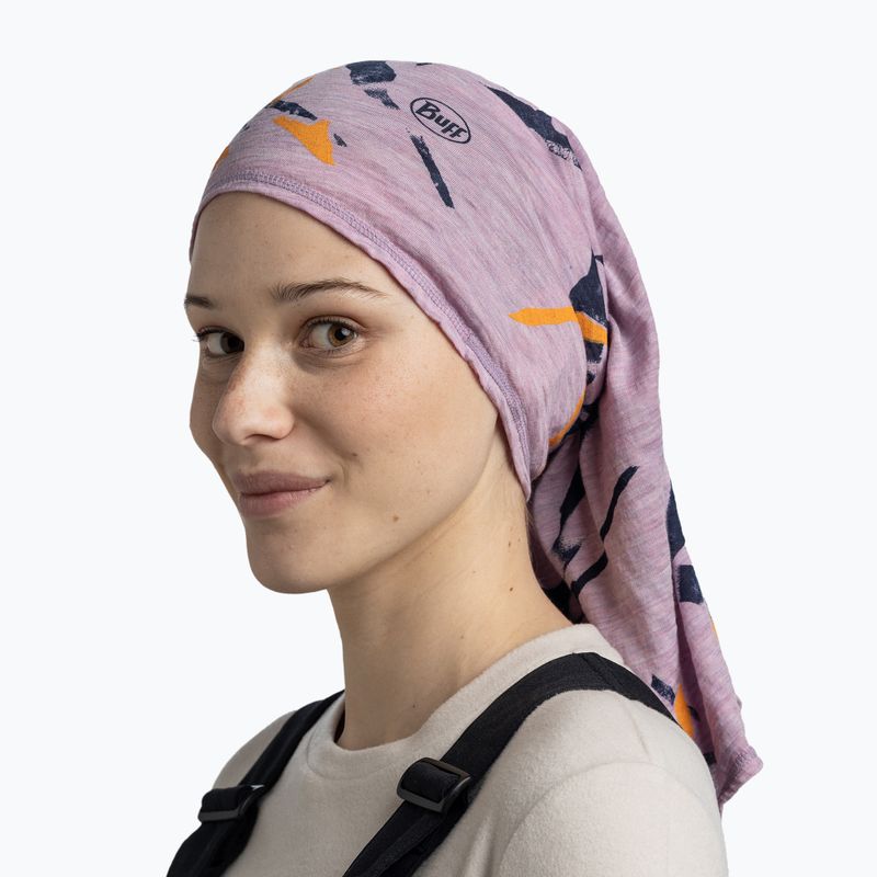 Хустка багатофункційна BUFF Lightweight Merino Wool eirik grey 4