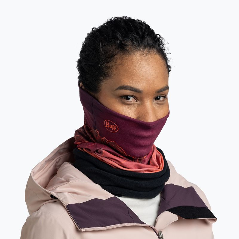 Хустка багатофункційна BUFF Polar unal garnet 4