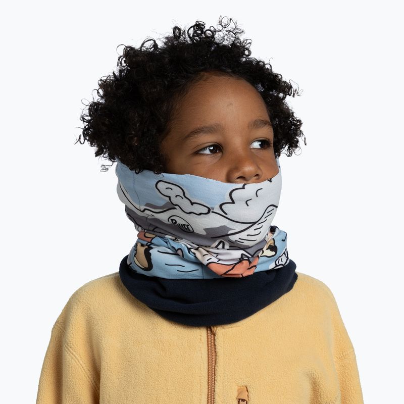 Дитячий багатофункціональний баф BUFF Polar teyt blue 4