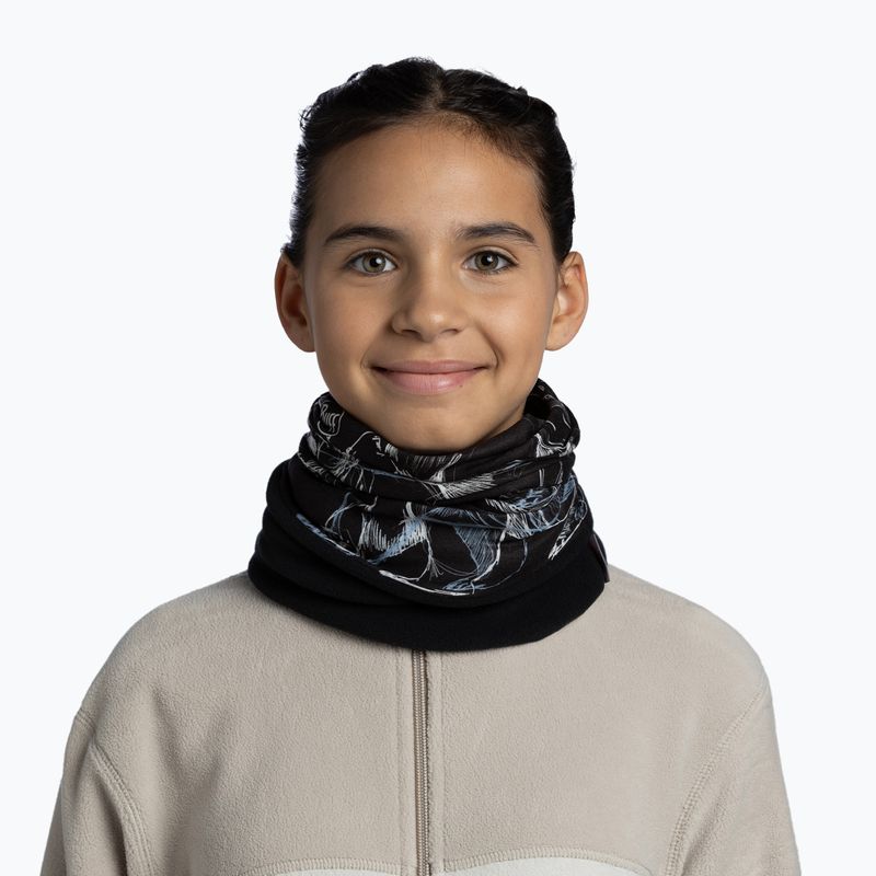 Дитячий багатофункціональний баф BUFF Polar bargy black 3