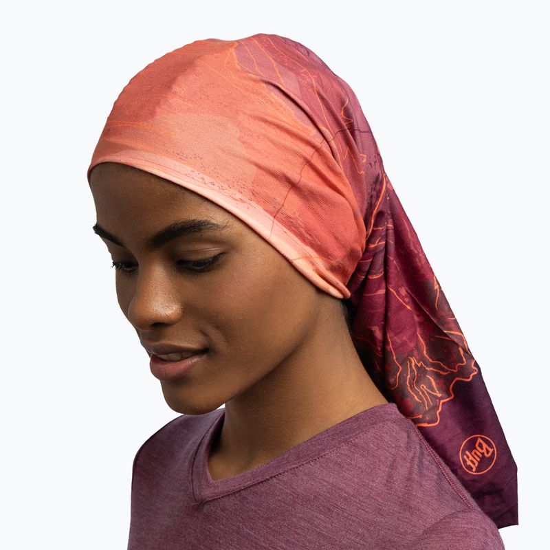 Хустка багатофункційна BUFF Original Ecostretch unal garnet 6