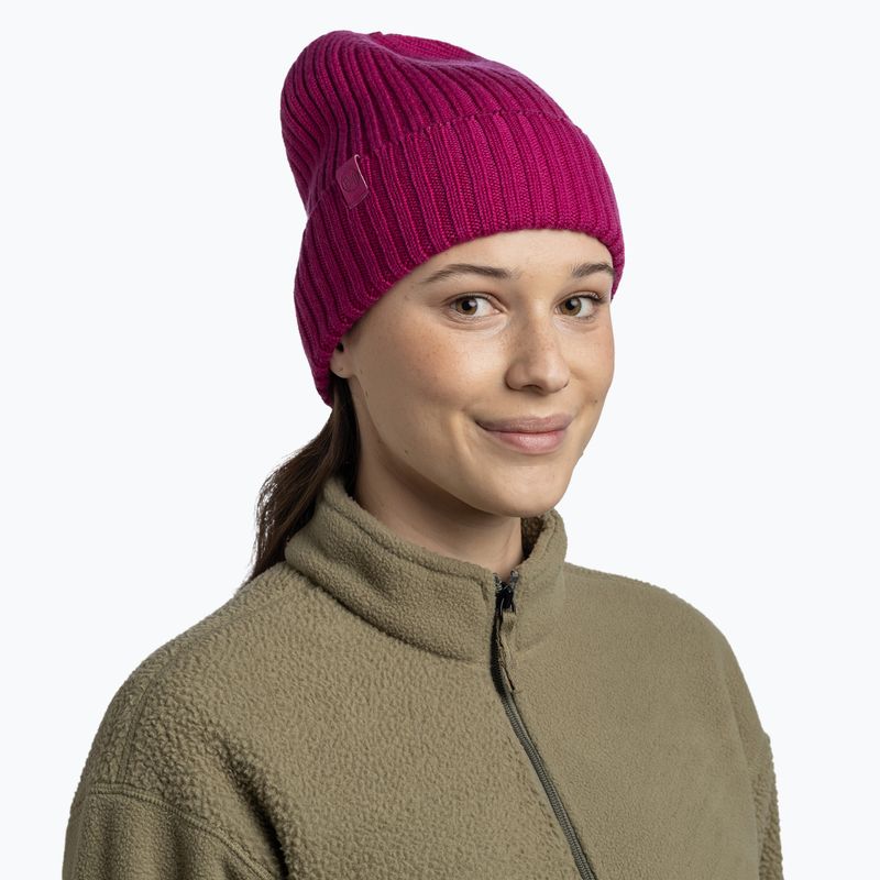 Шапка зимова BUFF Knitted Norval orchid 3