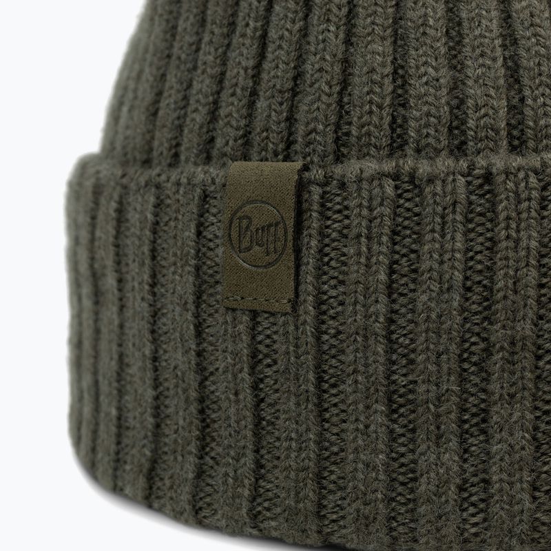 Шапка зимова BUFF Knitted Norval bark 2