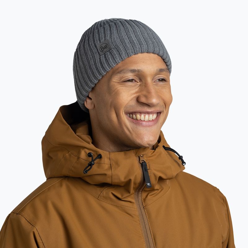 Зимова шапка BUFF Knitted Rutger iron grey 3