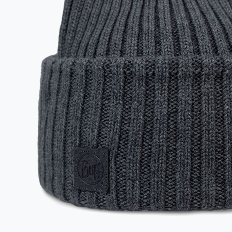 Шапка зимова BUFF Knitted Erviny grey heather 2